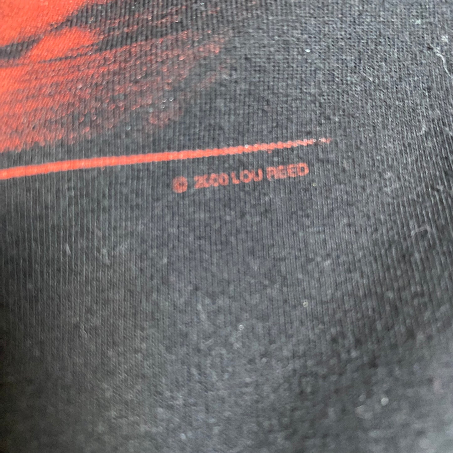 Lou Reed 2000 Ecstasy Tour Tee