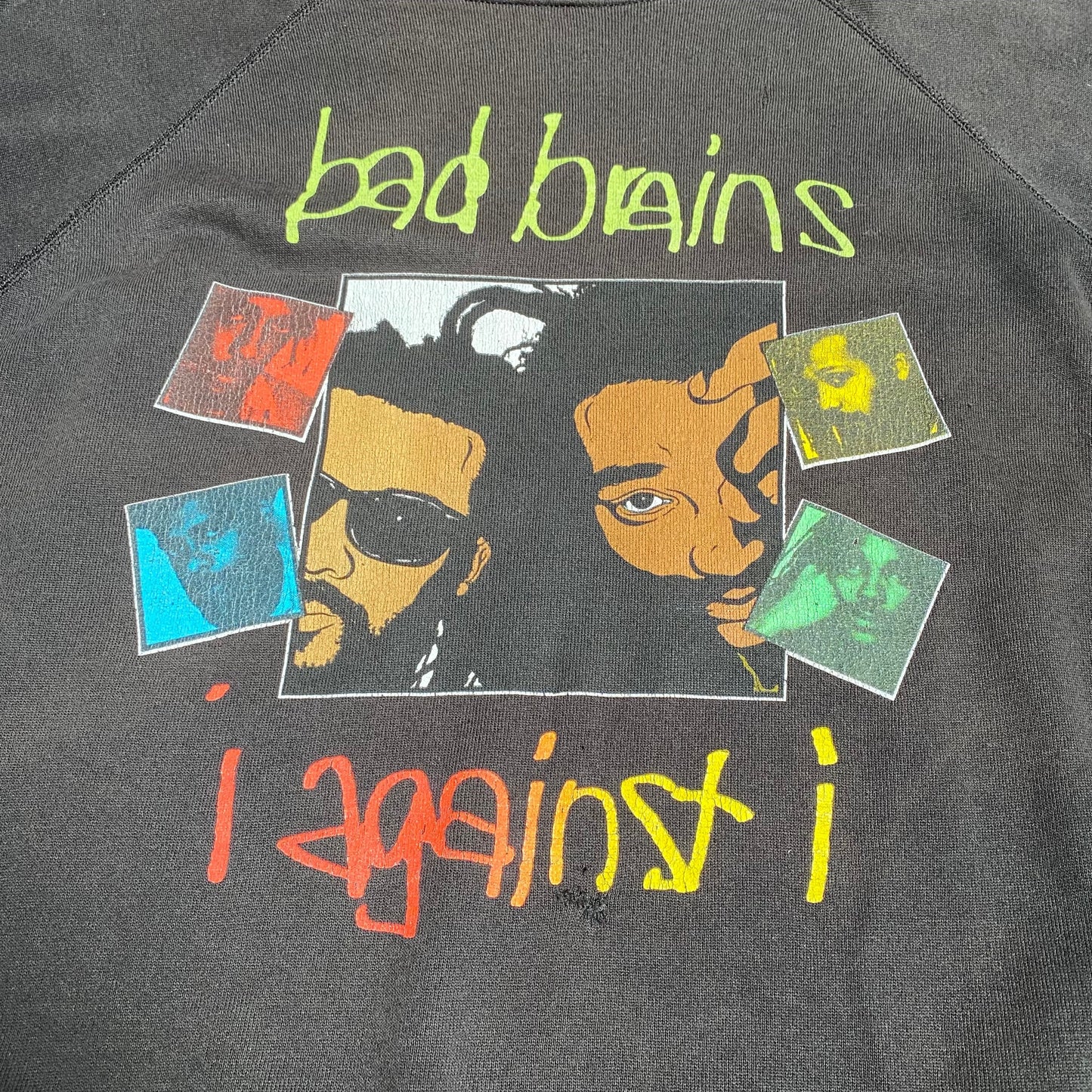 Bad Brains 1986 I Against I Raglan Sweater