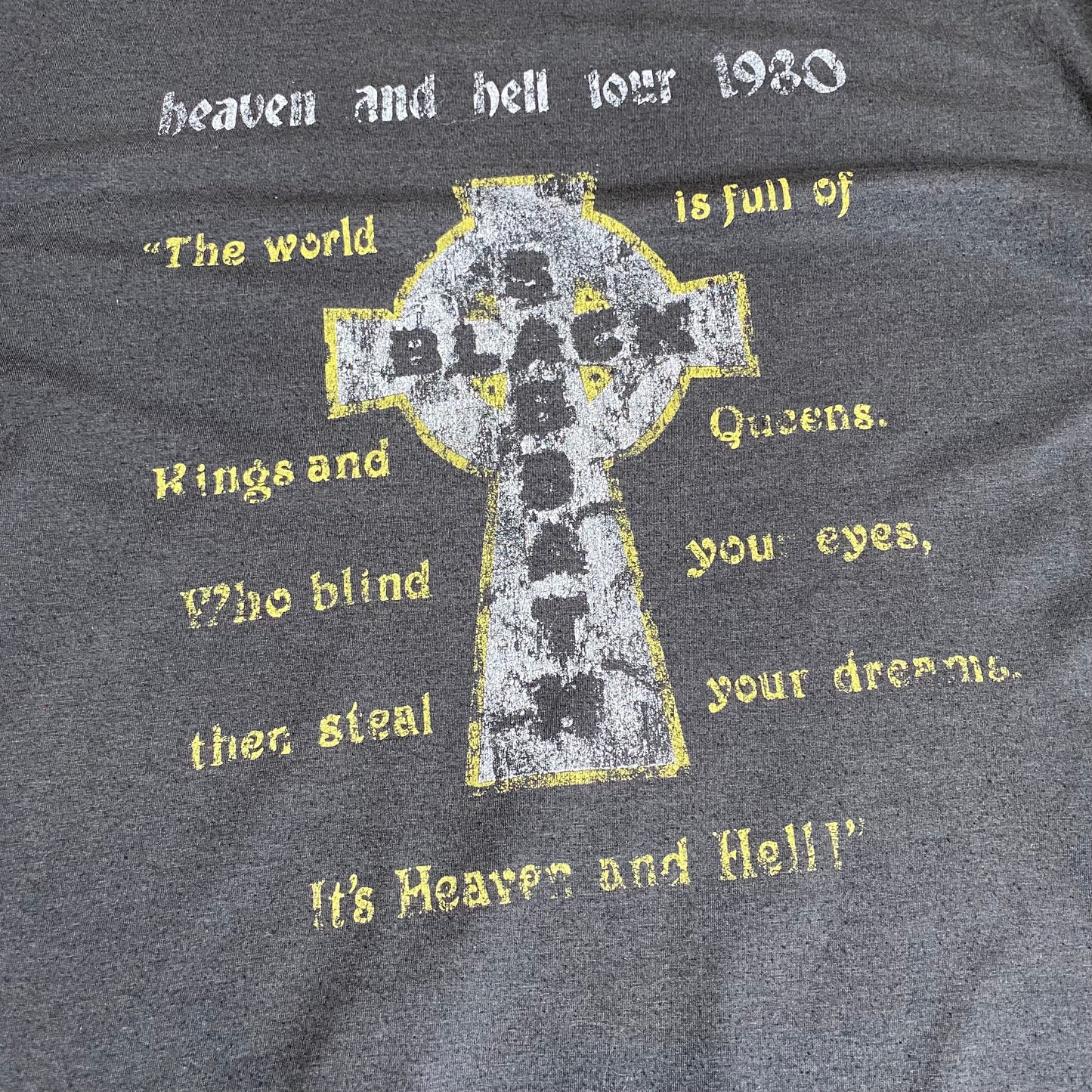 Black Sabbath 1980 Heaven And Hell Tee