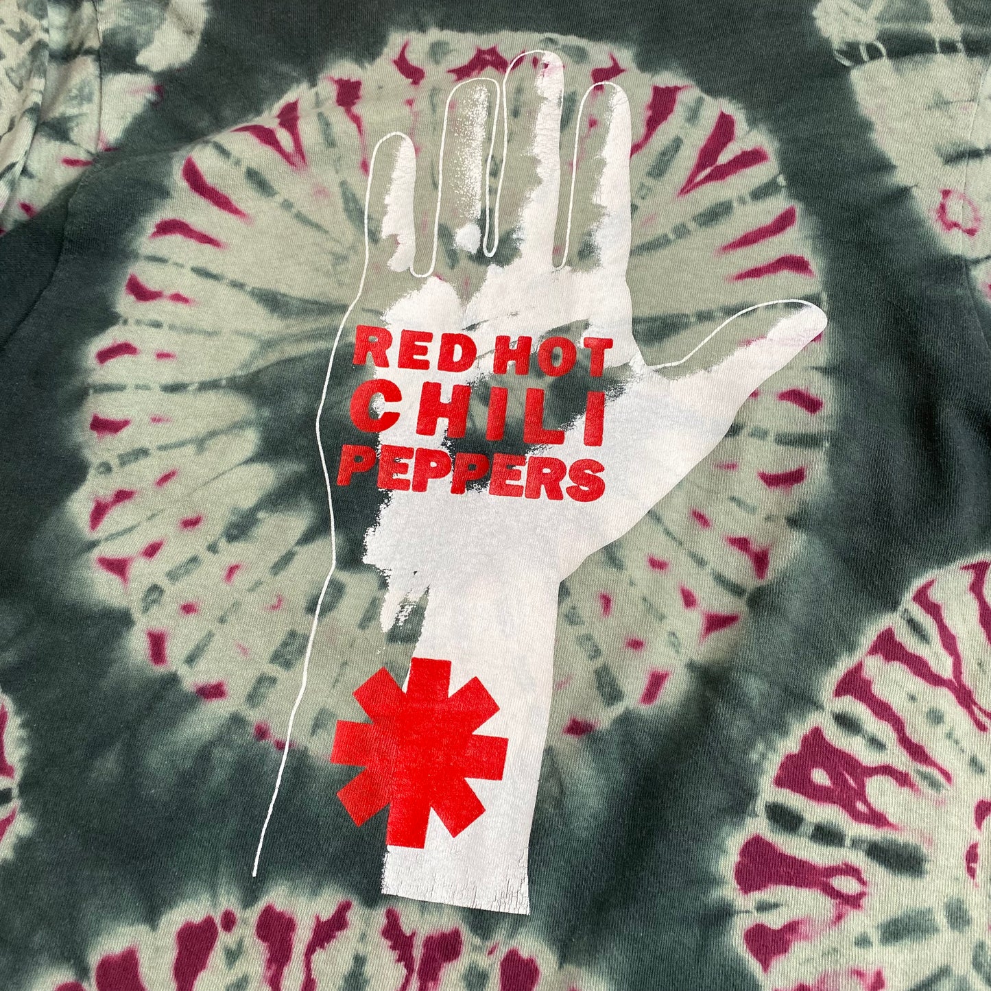 Red Hot Chili Peppers 90's Blood Sugar Sex Magik Tie Dye Longsleeved Tee