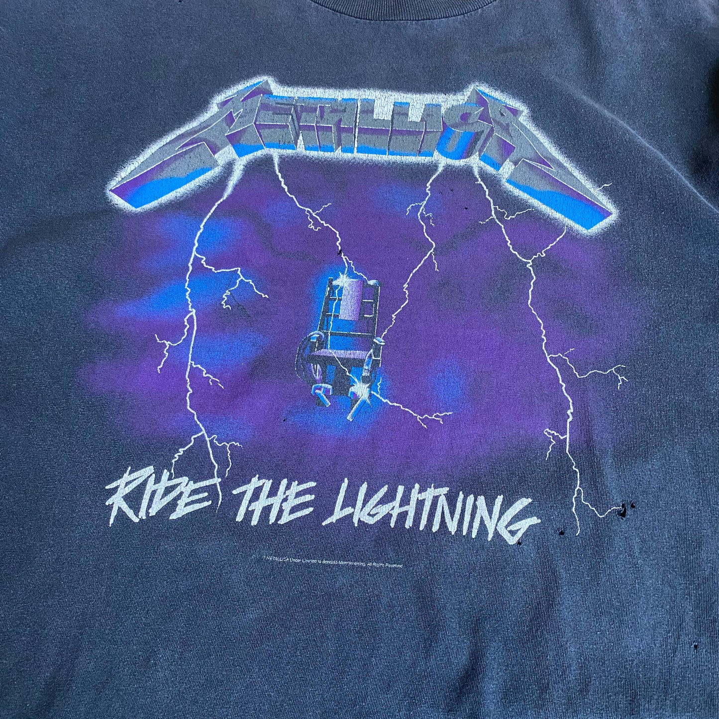 Metallica 00's Ride The Lightning Tee