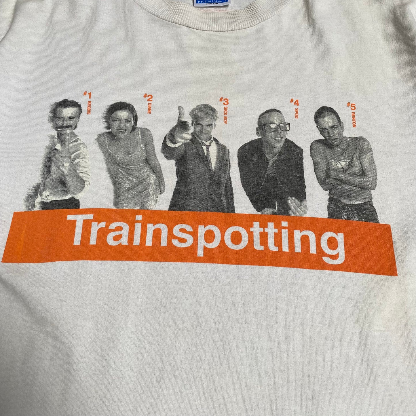 Trainspotting 1996 Full Cast Mugshot Tee