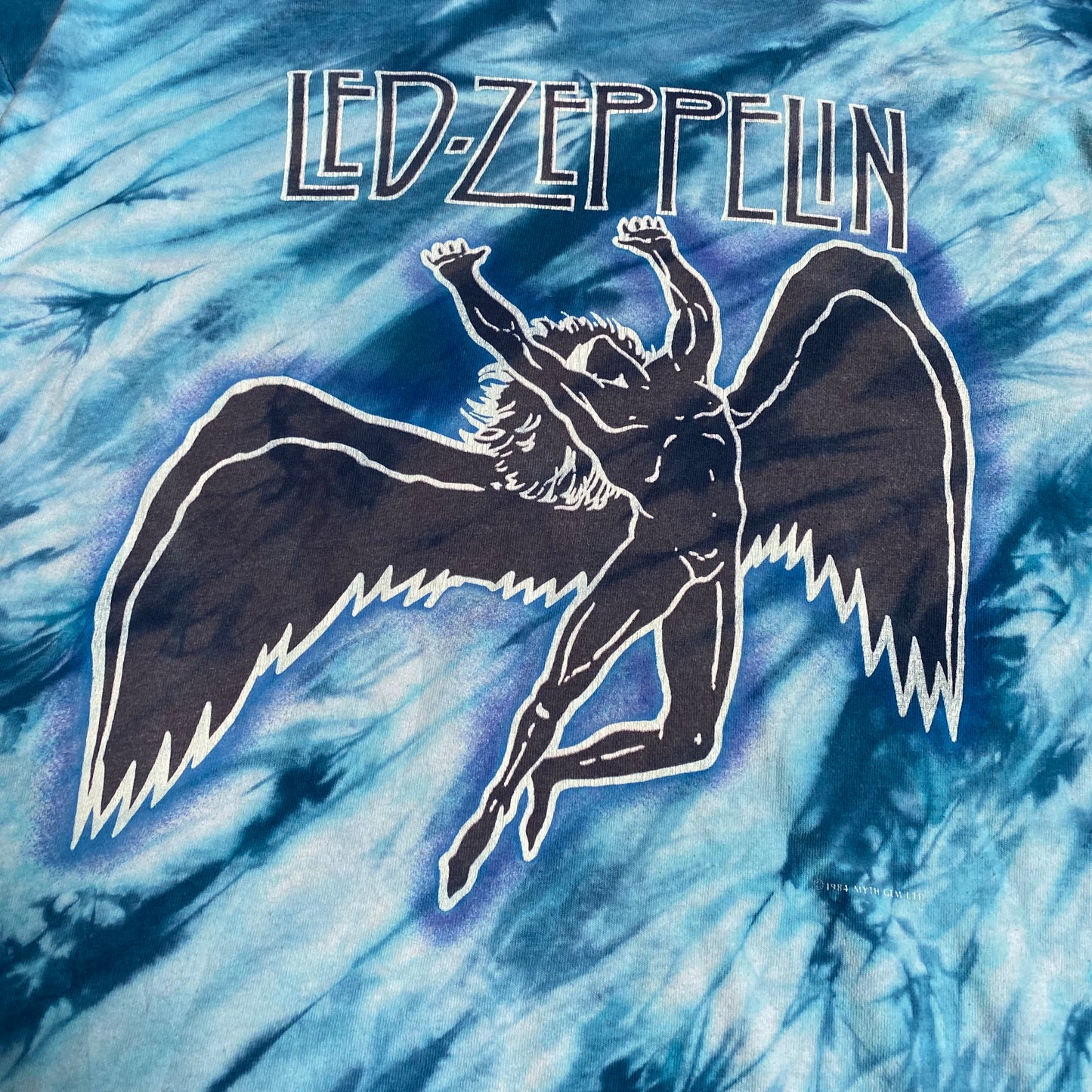 Led Zeppelin 1984 Swan Song Tie Dye Tee