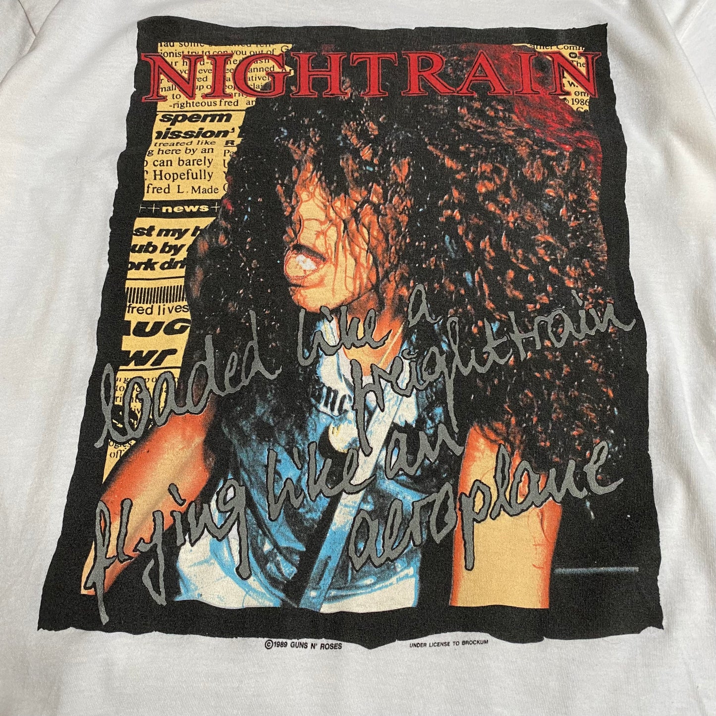 Guns 'N Roses 1989 Nightrain Slash Tee