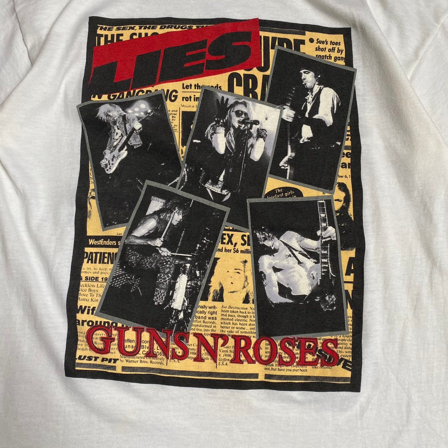 Guns 'N Roses 1989 Nightrain Slash Tee