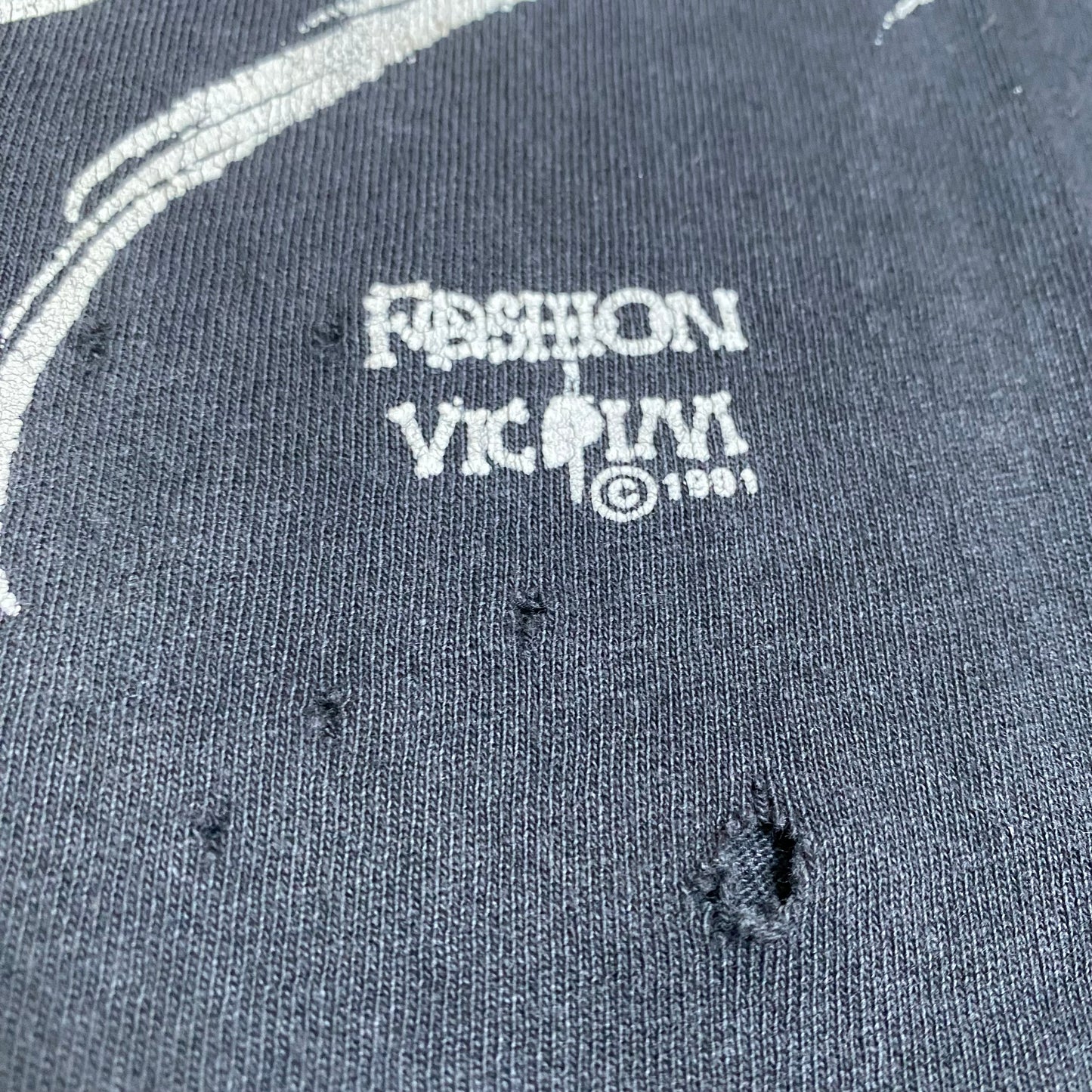 Fashion Victim 1991 Mohawk Punk Skull Tee