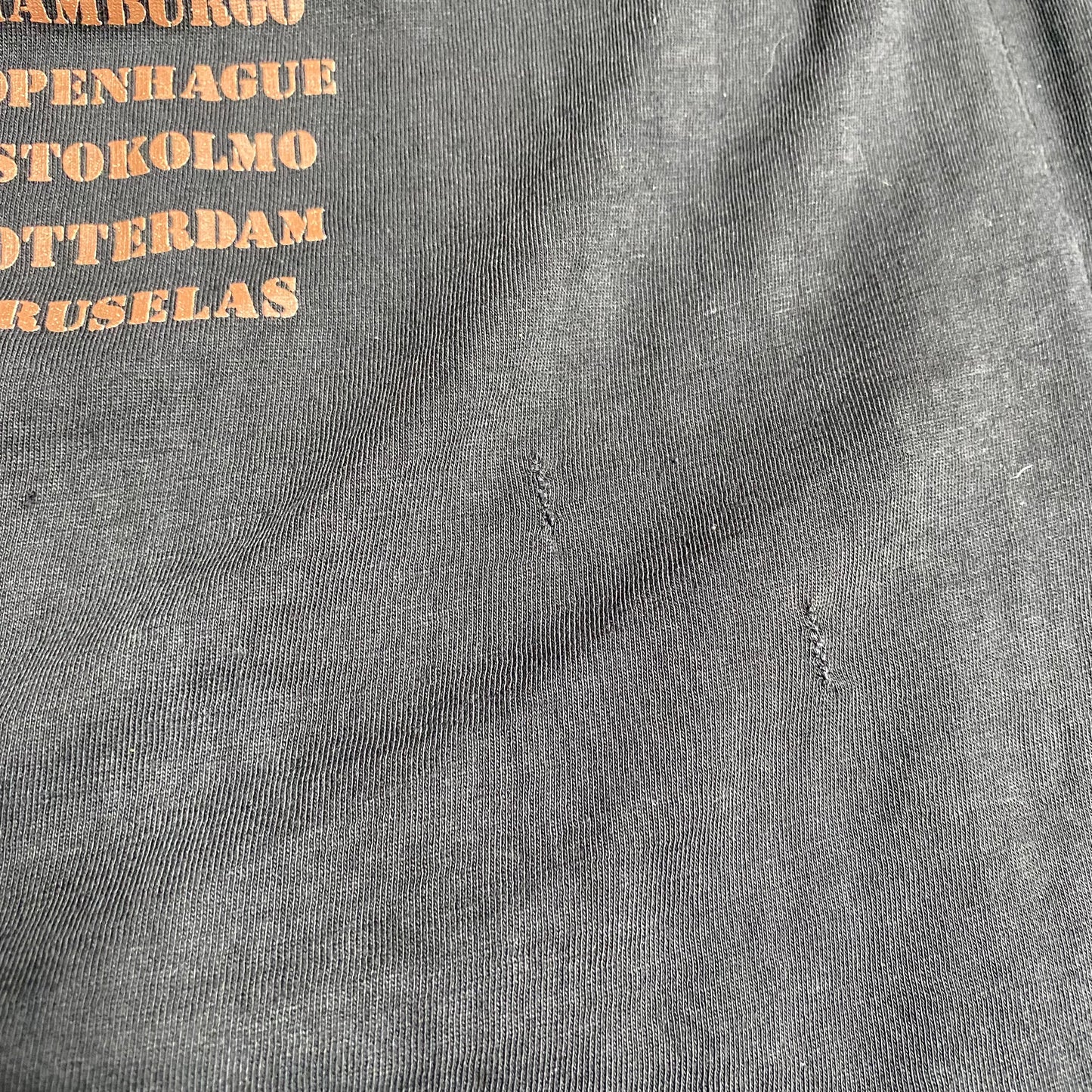 Nirvana 1994 In Utero European Tour Tee