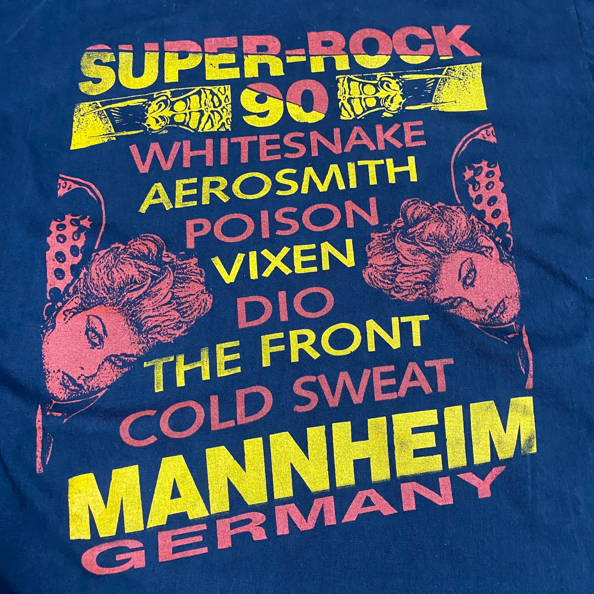 Monsters Of Rock 1990 Whitesnake Mannheim Tee – BandTees