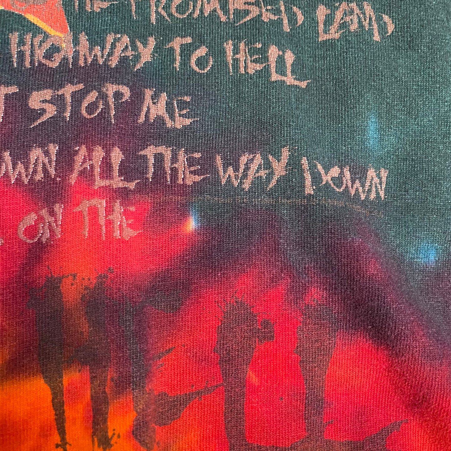 ACDC 2006 Highway To Hell Tie Dye Tee