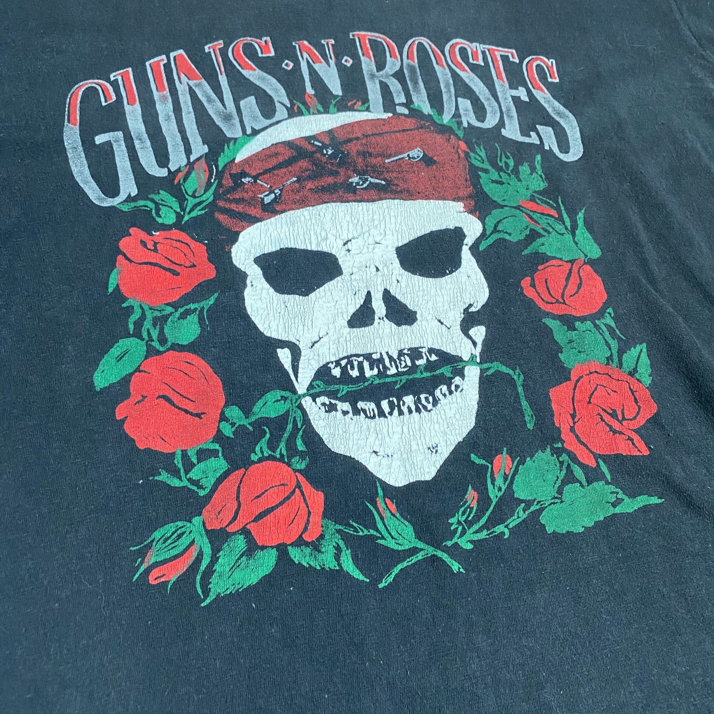 Guns 'N Roses 80's Skull & Roses Tee