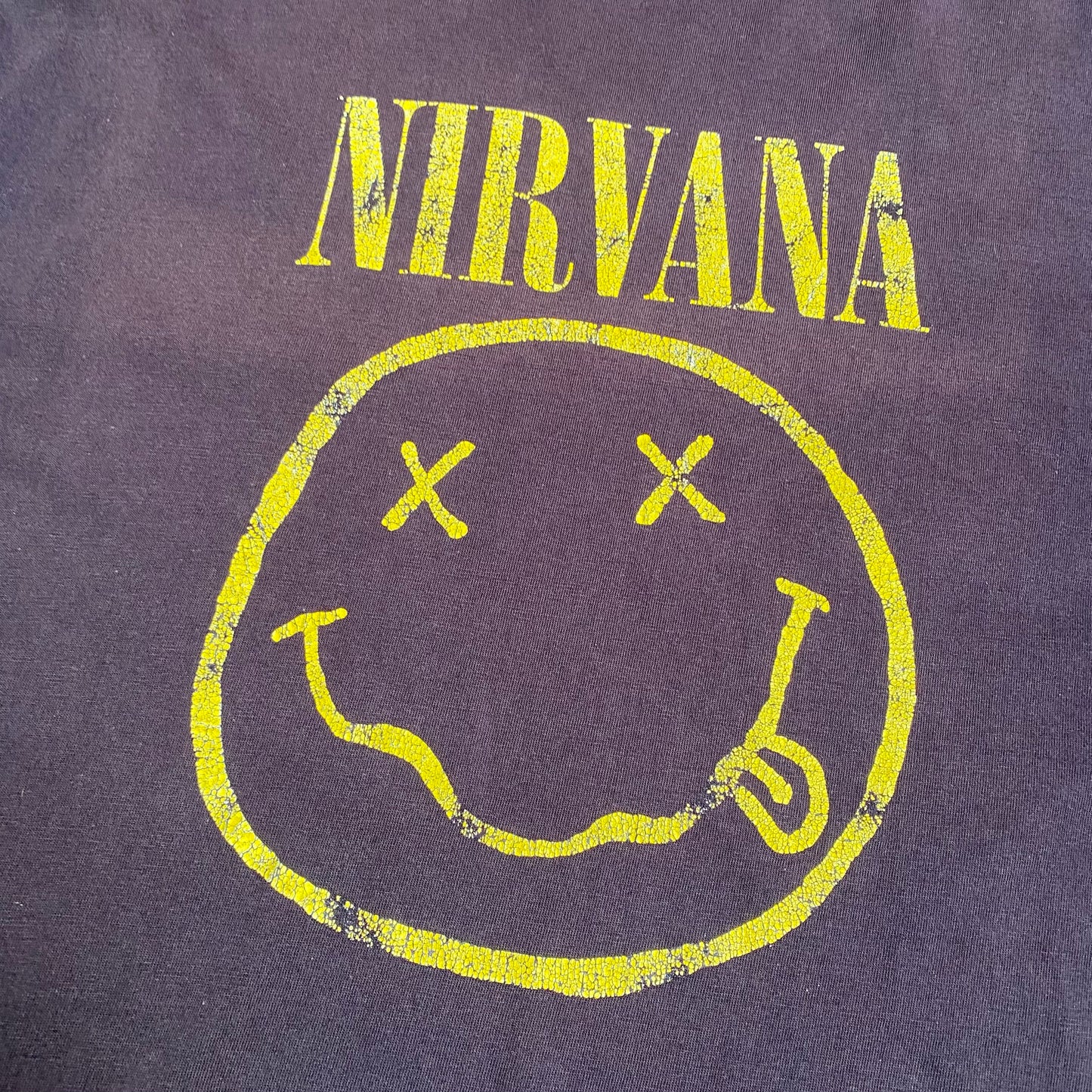 Nirvana 1994 Smiley Flower Sniffin Tee