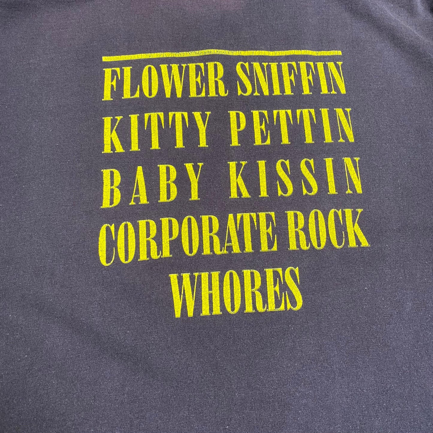 Nirvana 1994 Smiley Flower Sniffin Tee