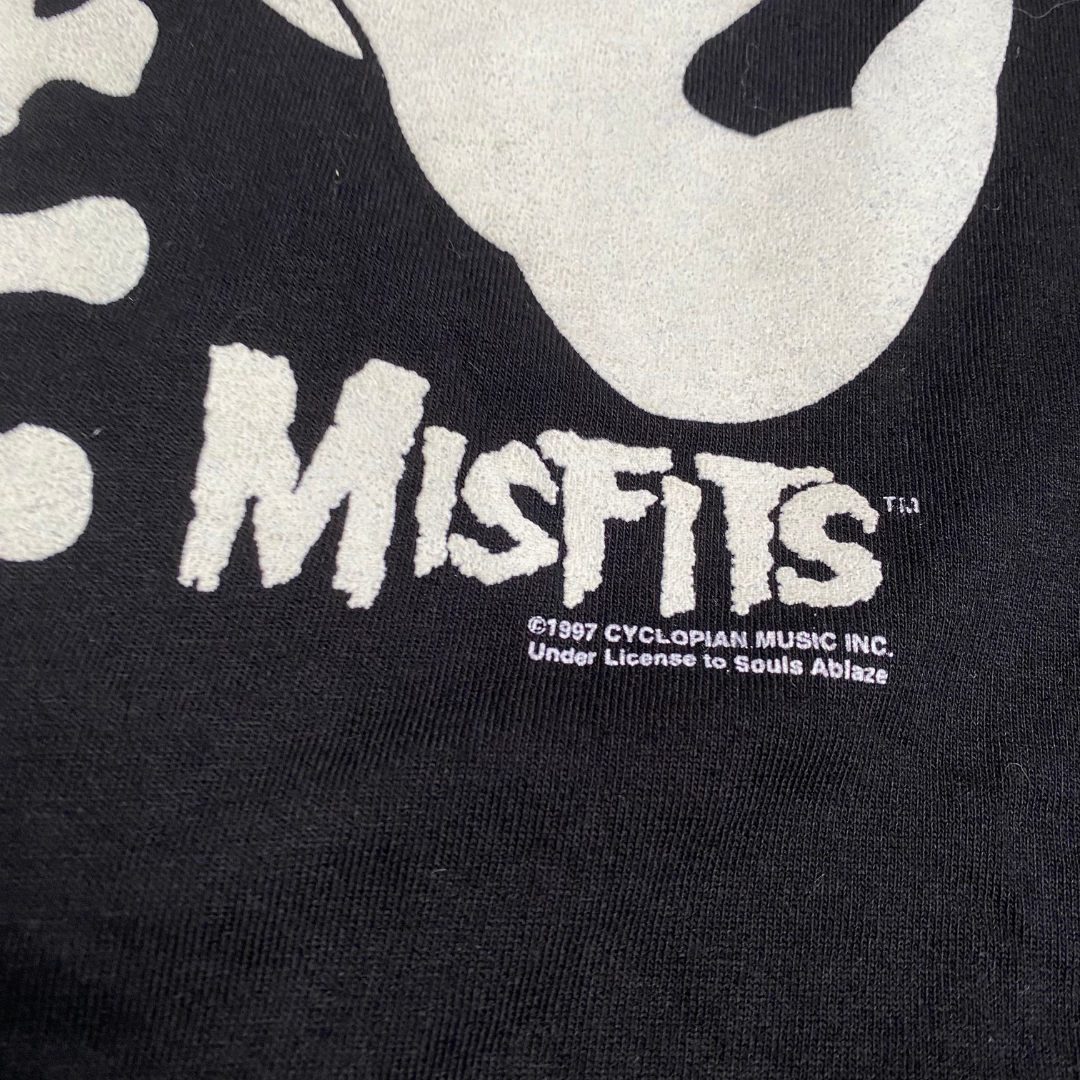 Misfits 1997 Glow In The Dark Skeleton Long Sleeve Tee