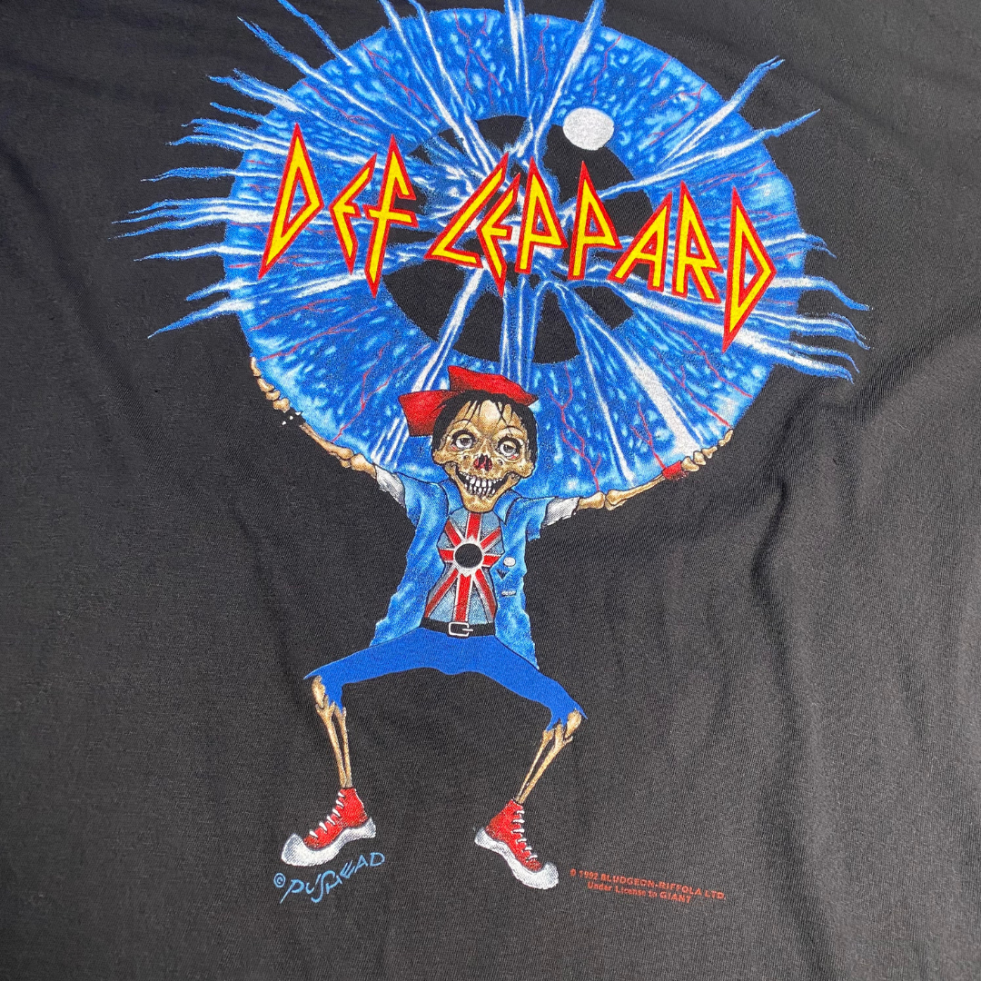 Def Leppard 1992 The Seven-Day Weekend Tour Tee