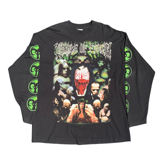 Cradle Of Filth 1999 Canvas For A Lick Of Pain Long Sleeved Tee