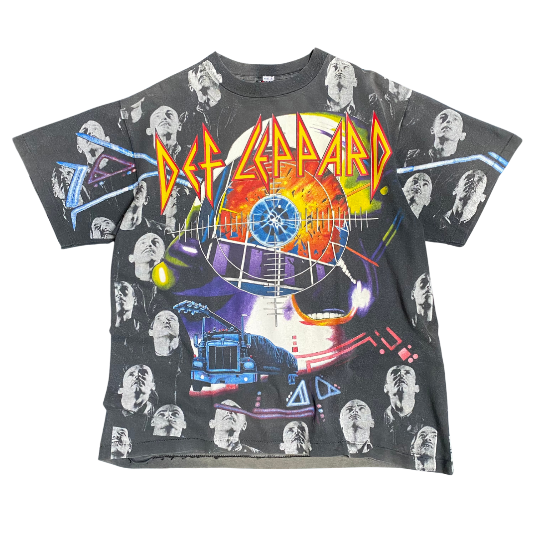 Def Leppard 1992 All Over Print Tee