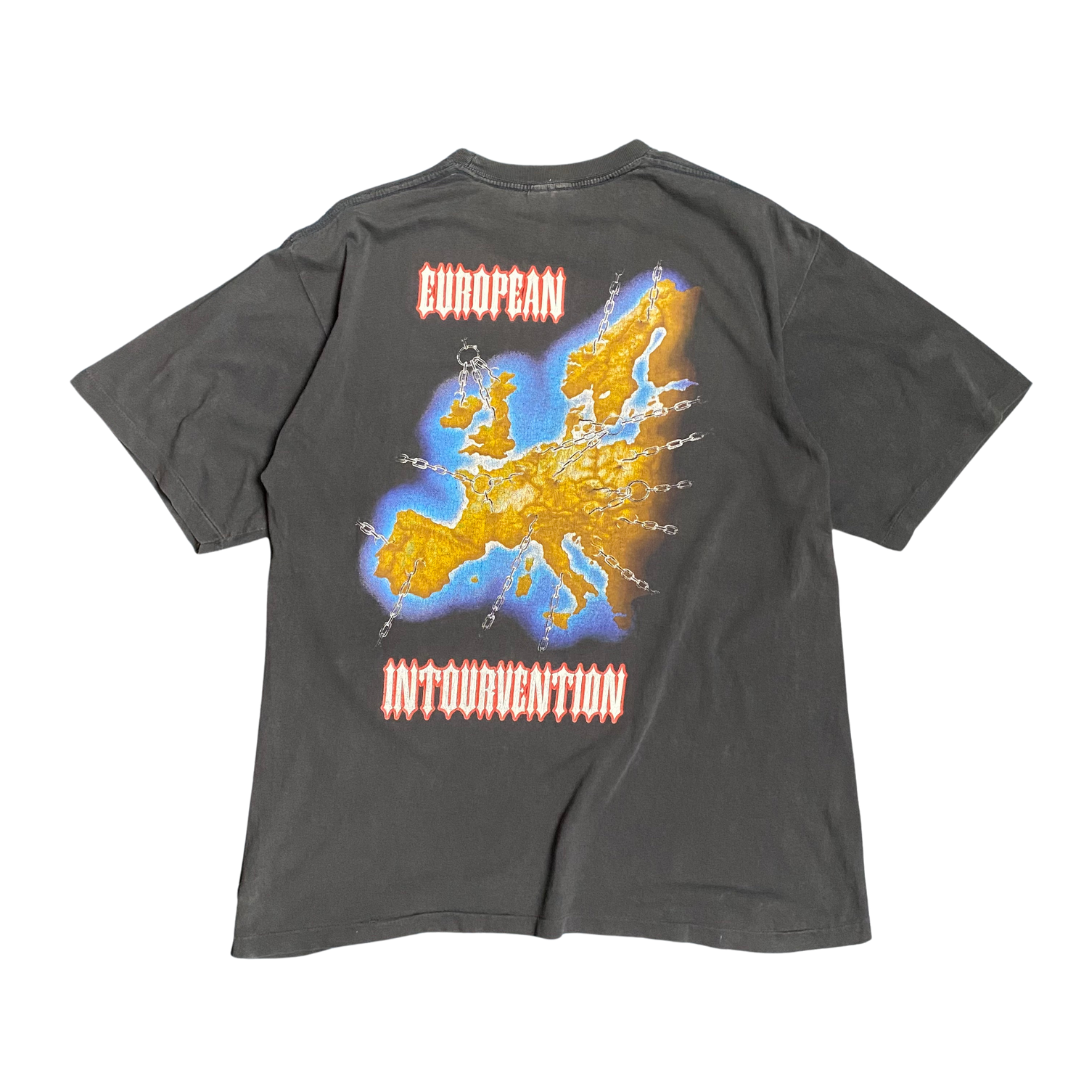 Slayer 1994 European Intourvention Tee