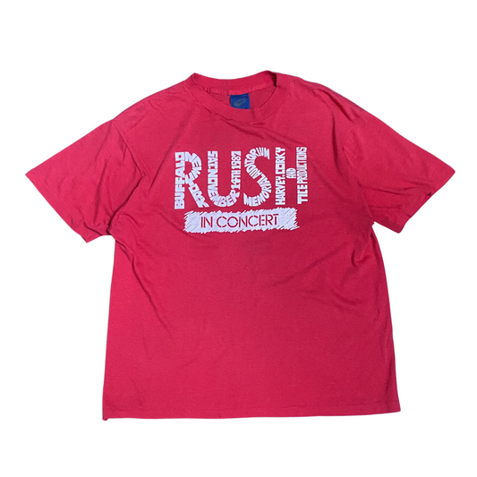 Rush 1983 In Concert Promo Security Tee