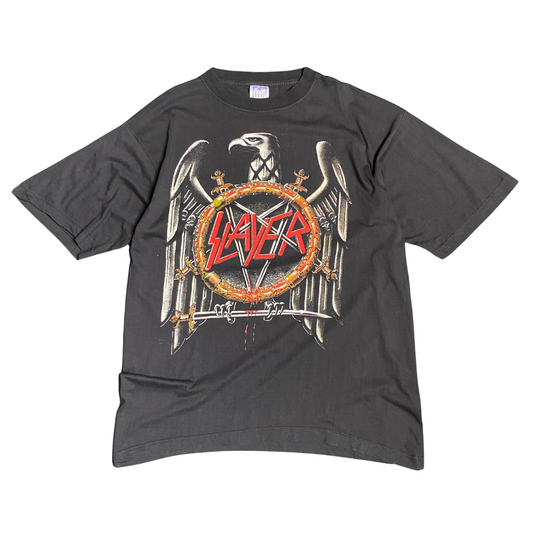 Slayer 90's Season In The Abyss Eagle Bootleg Tee