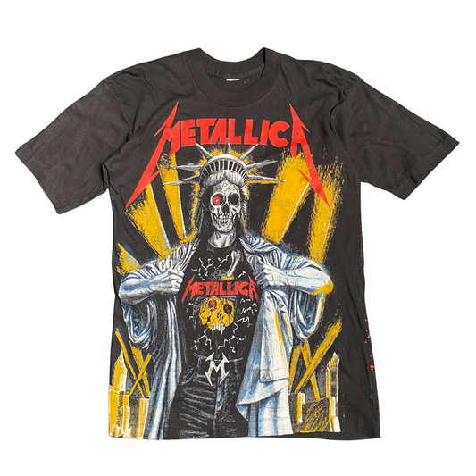 Metallica 90's Empire State Building - Skulls AOP Tee