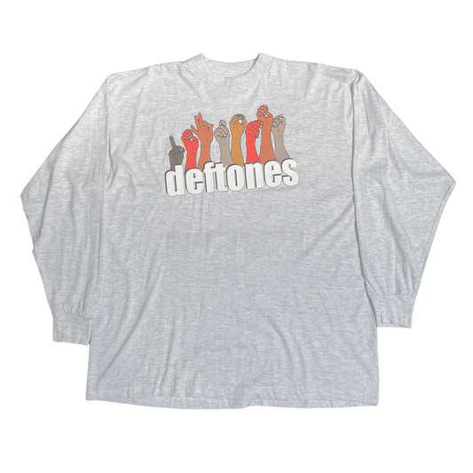 Deftones 90's Sign Language Long Sleeved Tee