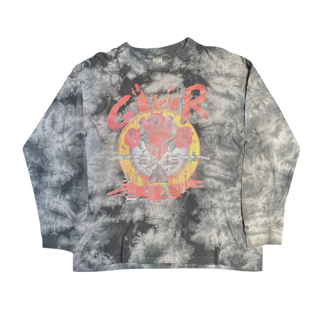 Gun's N Roses 1992 Long Sleeved Tie Dye Tee