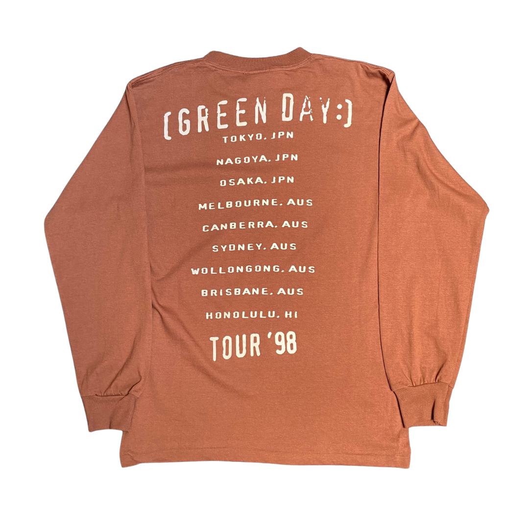 Green Day 1997 Long Sleeve Nimrod Asia Tour Tee