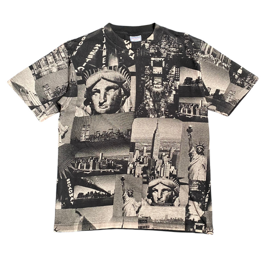 New York City Monuments 1993 AOP Collage Tee