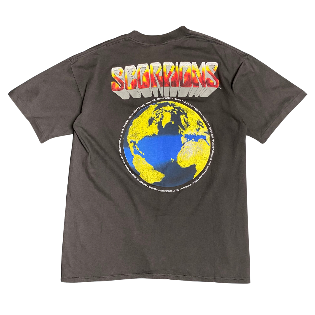 Scorpions 90's Crazy Biker World Tour Tee