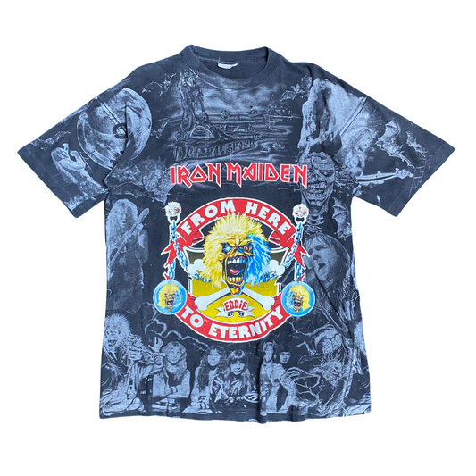 Iron Maiden 1992 From Here To Eternity All Over Print Tee