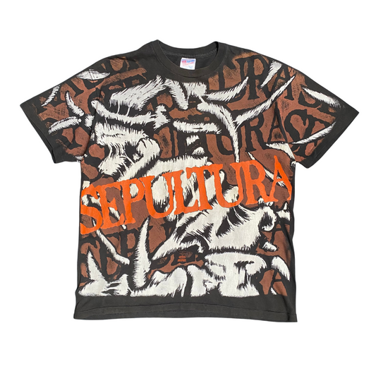 Sepultura 1992 All Over Print Tee