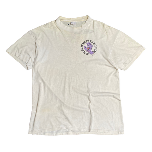 Santa Cruz 80's Speed Wheels Scream Hand Tee