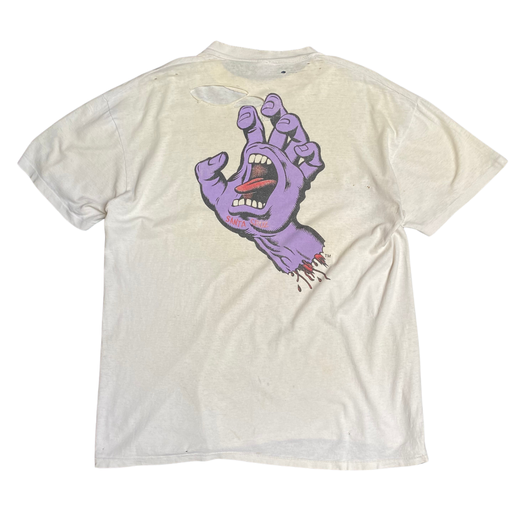 Santa Cruz 80's Speed Wheels Scream Hand Tee