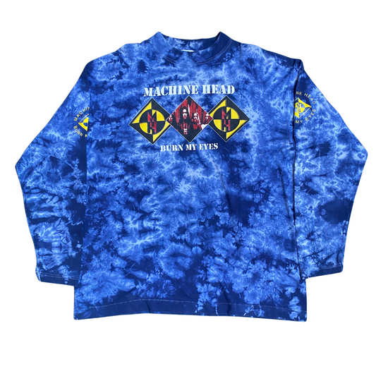 Machine Head 1994 Burn My Eyes Tie Dye Longsleeved Tee