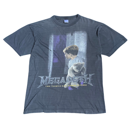 Megadeth 1994 The Tigers Eat Their Young Tee