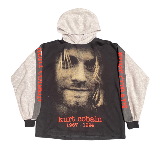 Kurt Cobain 90's Grunge Is Dead Memorial Hoodie