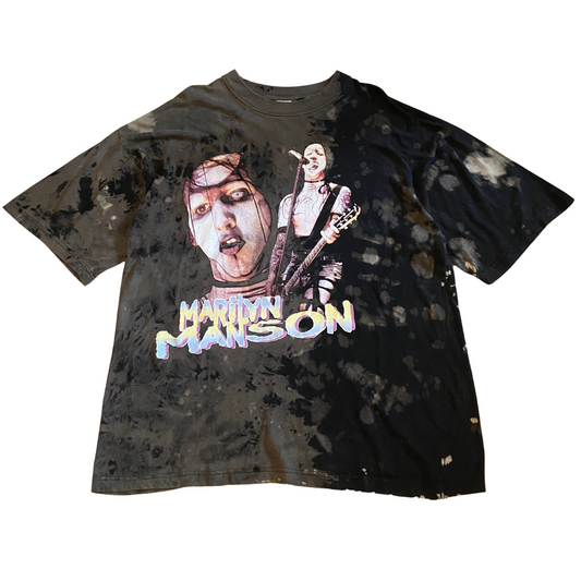 Marilyn Manson 90's Bleach Dye Tee