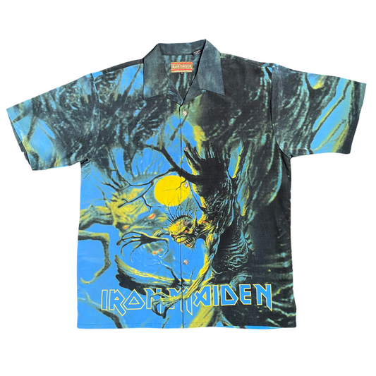 Iron Maiden 90's Fear Of The Dark Dragonfly Clothing AOP Hawaii Style Shirt