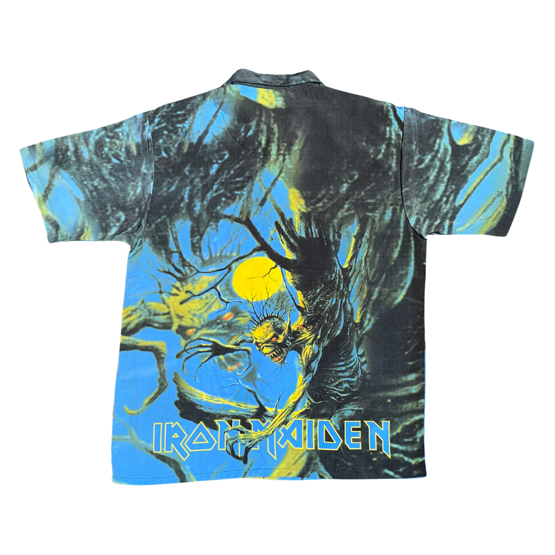 Iron Maiden 90's Fear Of The Dark Dragonfly Clothing AOP Hawaii Style Shirt