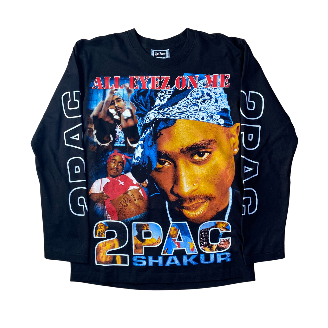 2Pac Shakur 00's All Eyez On Me Longsleeved Tee