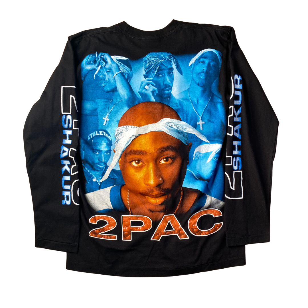 2Pac Shakur 00's All Eyez On Me Longsleeved Tee