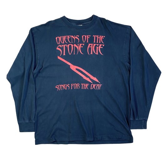 Queens Of The Stone Age 2002 Songs For The Deaf Longsleeved Tee