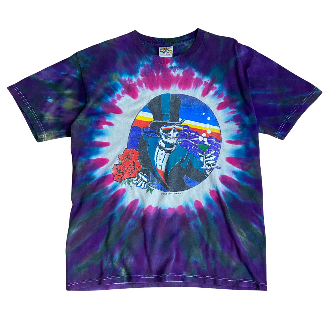 Grateful Dead 1998 Stanley Mouse Tie Dye Tee