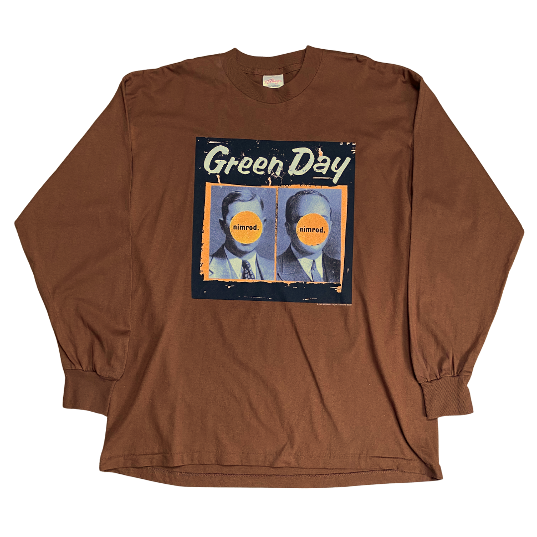 Green Day 1997 Nimrod US Tour Longsleeved Tee