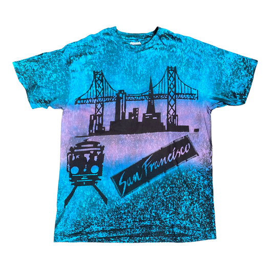 San Francisco 90's All Over Print Tee