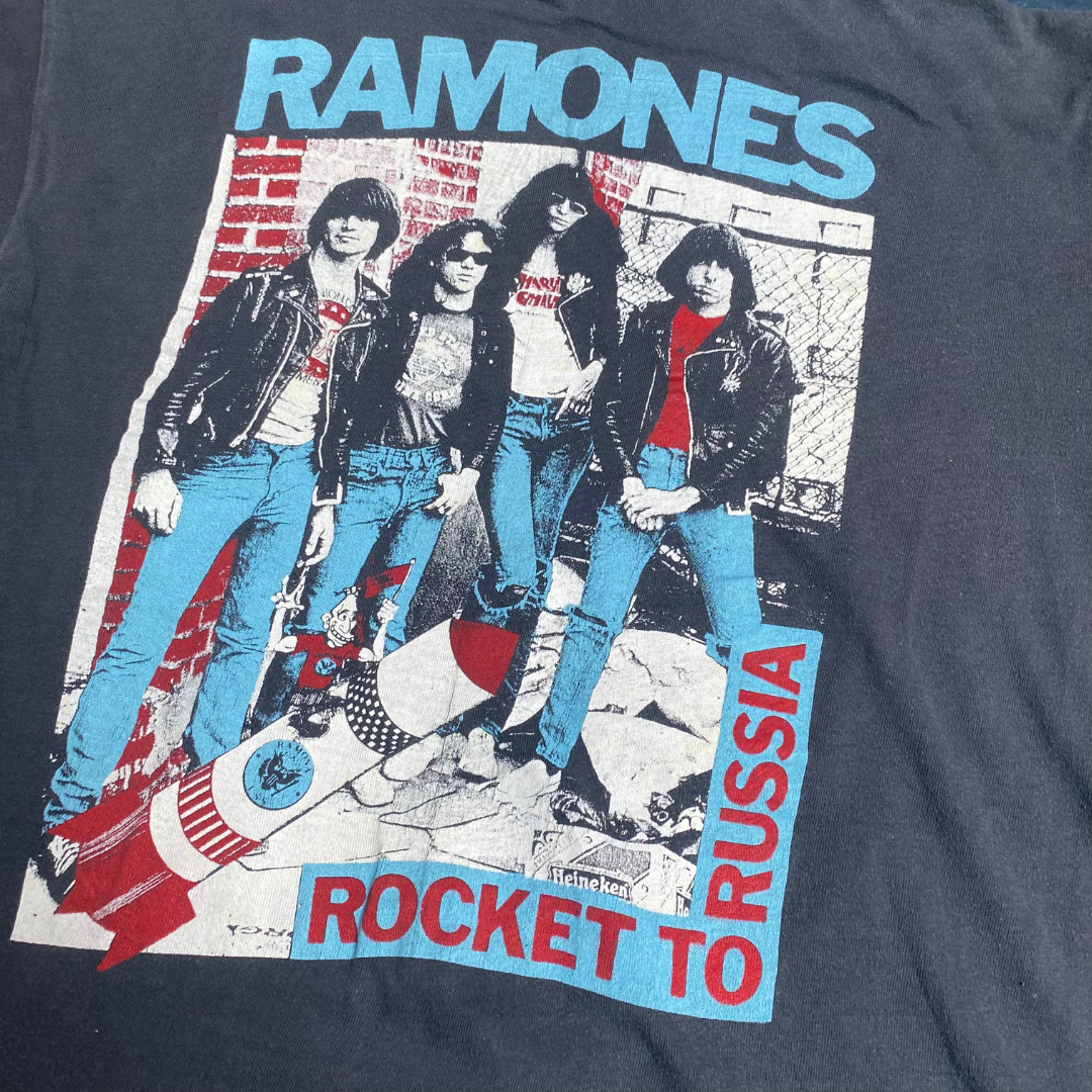 Ramones 1980's Rocket To Russia Tee