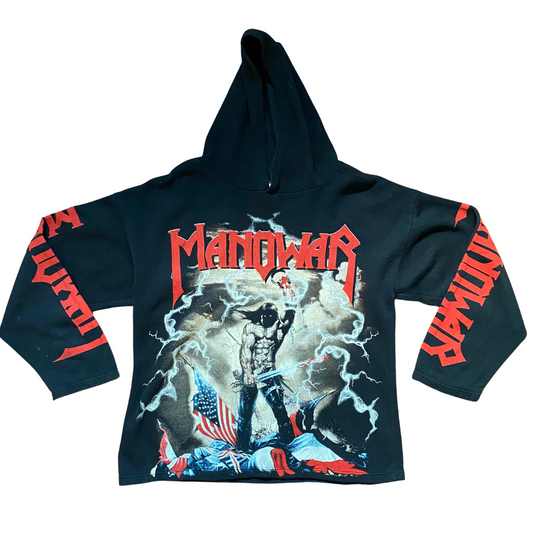 Manowar 90's Kings Of Metal AOP Hoodie