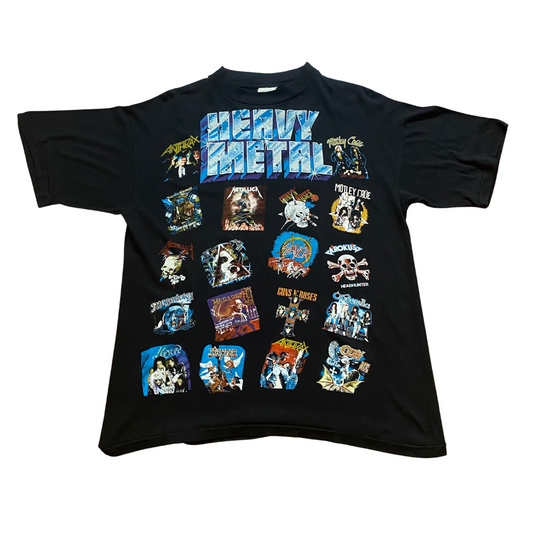 Heavy Metal 90's Collage Tee