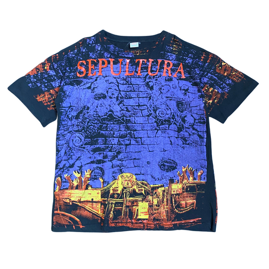 Sepultura 90's Chaos A.D. All Over Print Tee