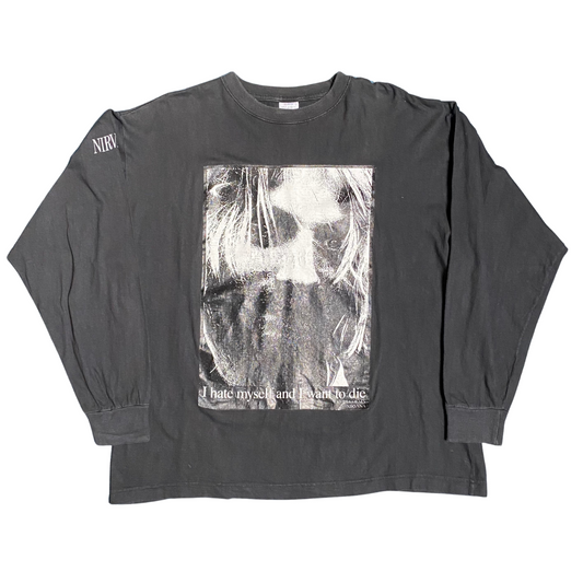 Nirvana 90's Grunge Is Dead Long Sleeved Tee